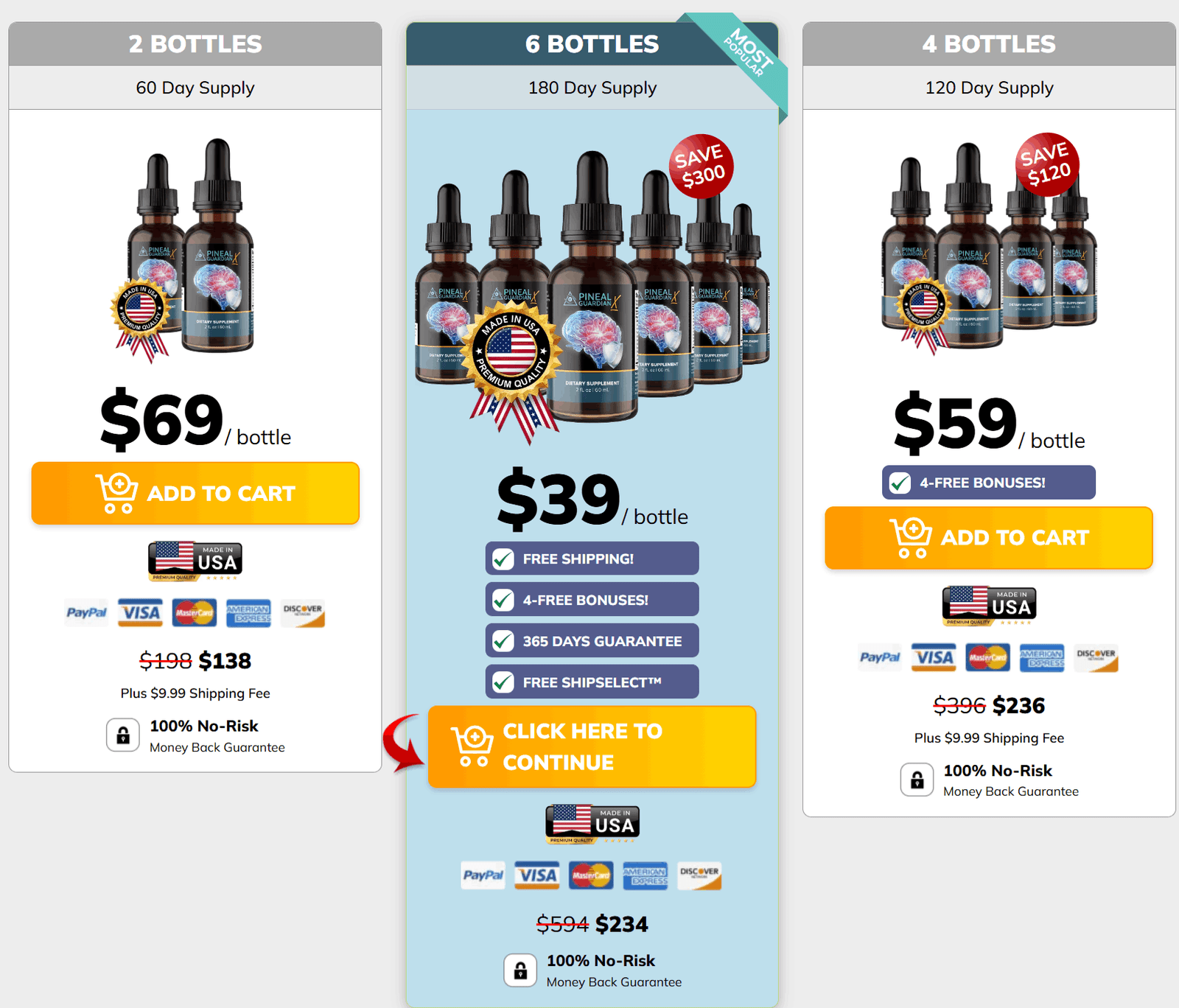 Pineal Guardian-pricing